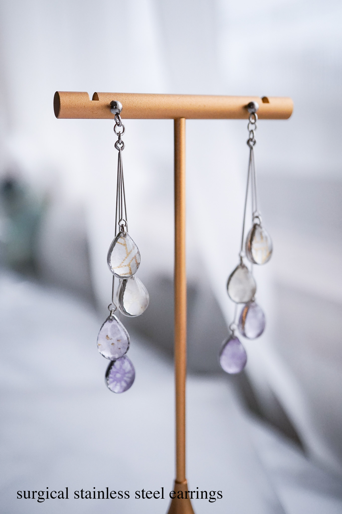 Shigure Earrings #4 - Aster