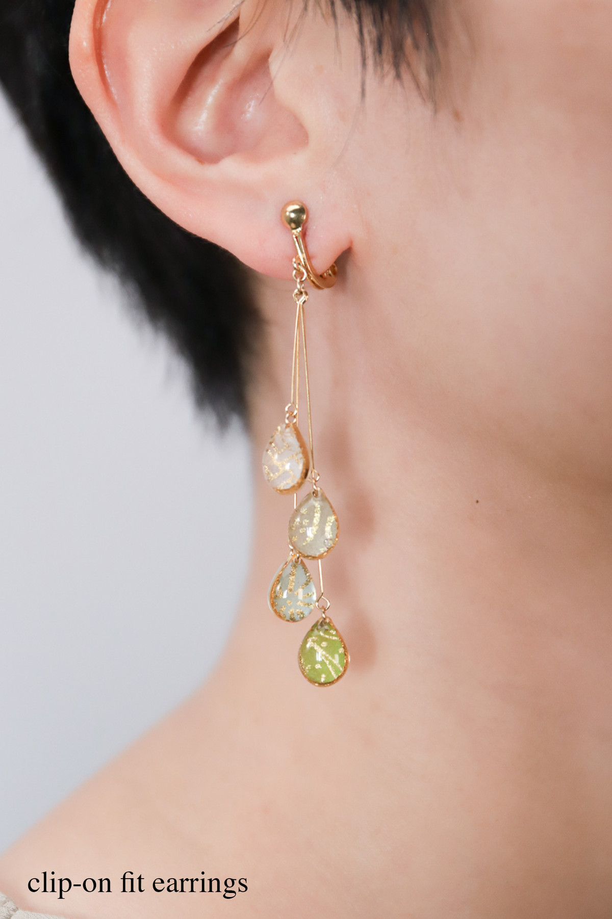 Shigure Earrings #4 - Pine needles
