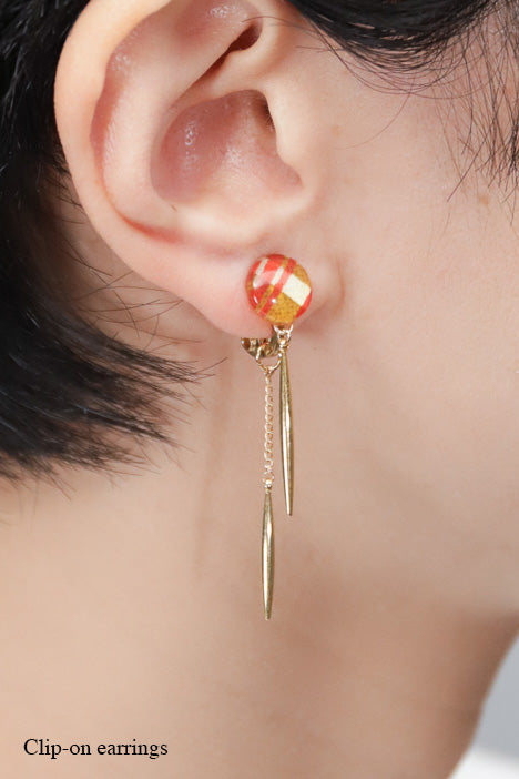 Icicle Earrings - Five-Line Grid
