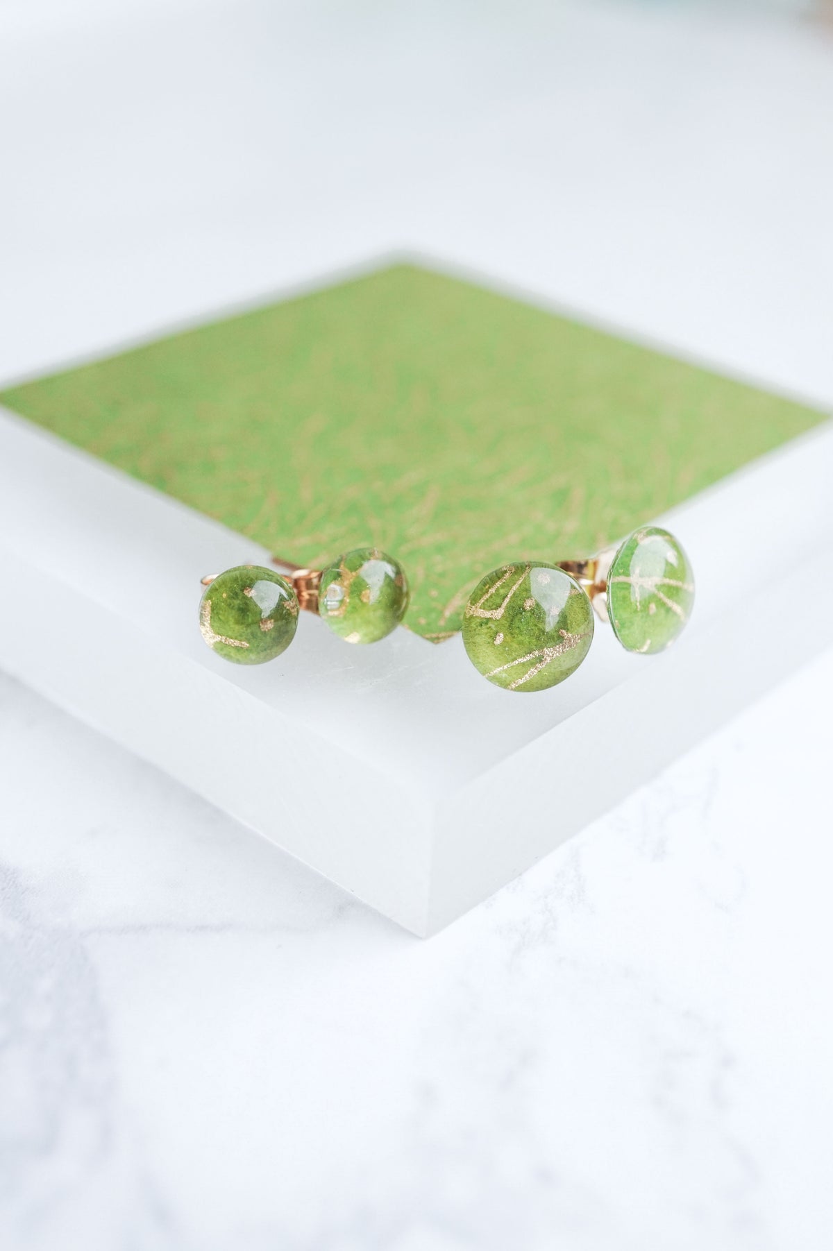 Stud Earrings - Pine Needles