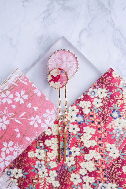 Moonflower Hairpin -Sakura (Pink)