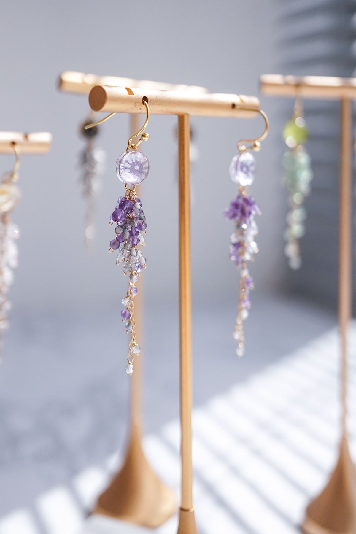 Wisteria Earrings - Aster