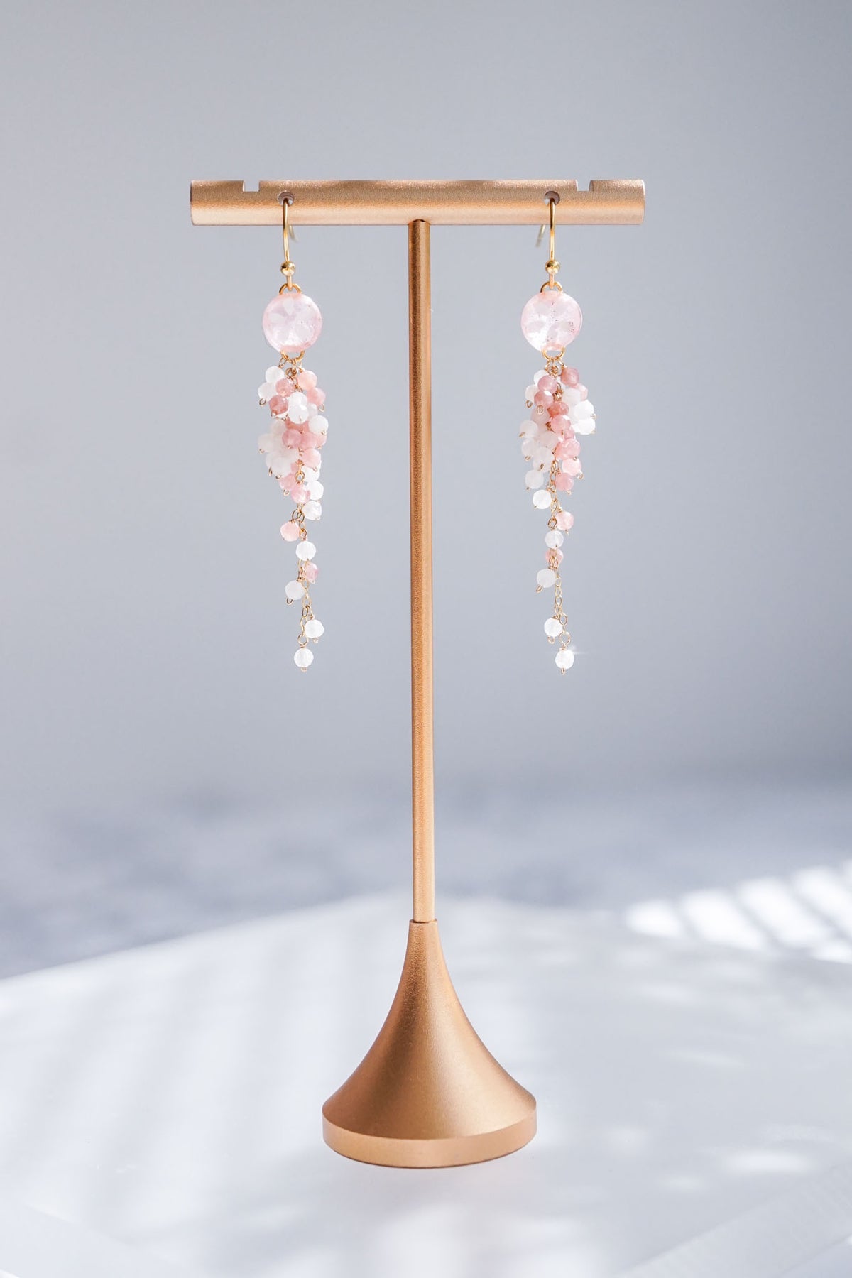 Wisteria Earrings - Sakura (Pink)