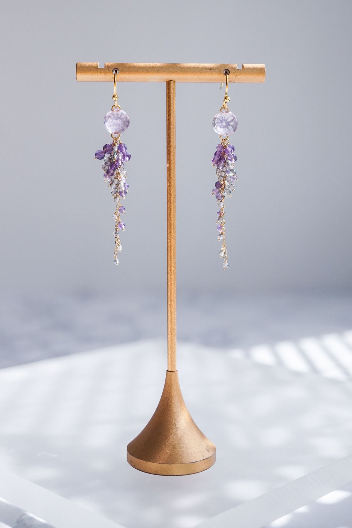 Wisteria Earrings - Aster