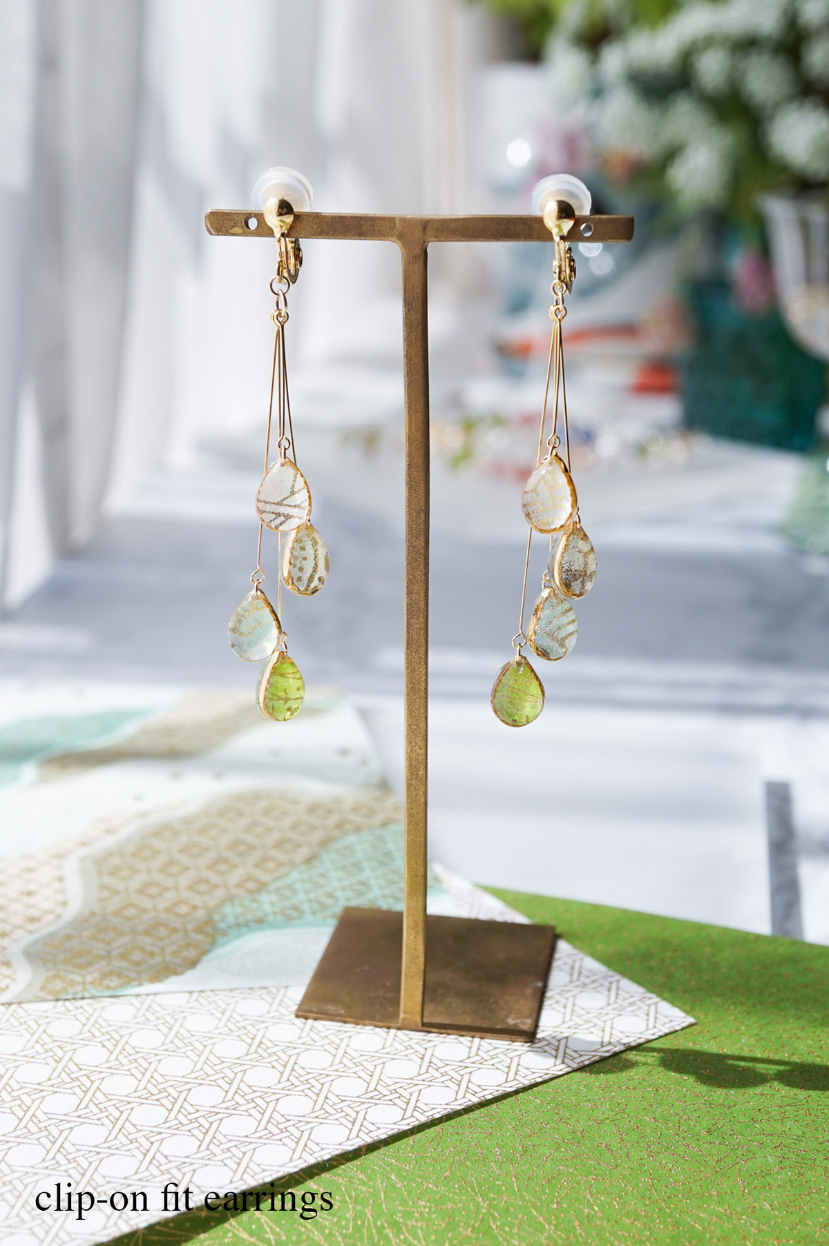 Shigure Earrings #4 - Pine needles