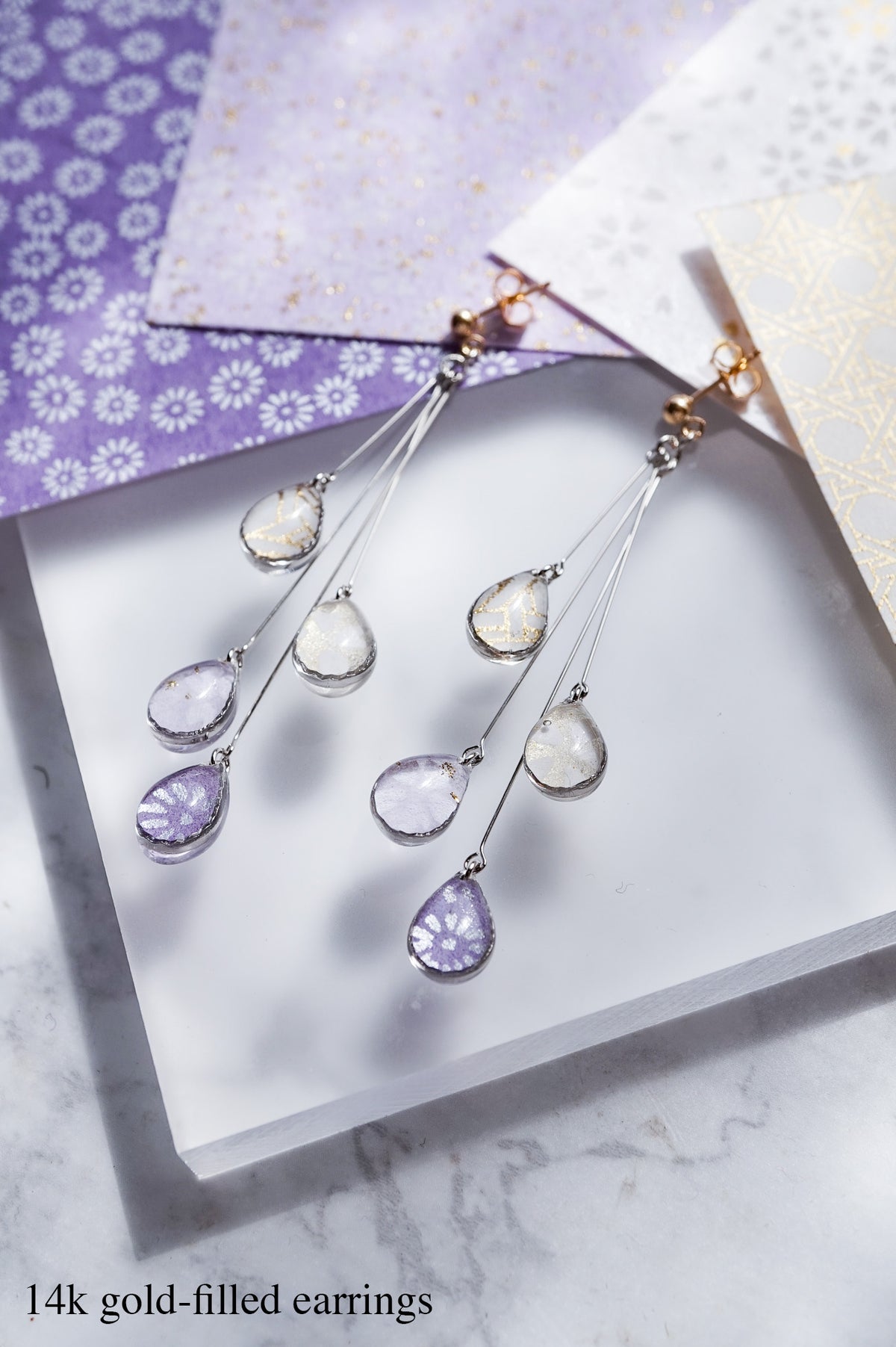 Shigure Earrings #4 - Aster