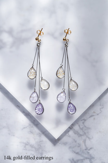 Shigure Earrings #4 - Aster