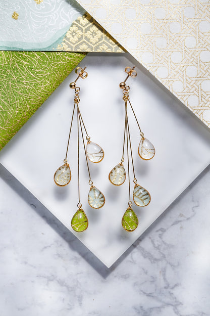 Shigure Earrings #4 - Pine needles
