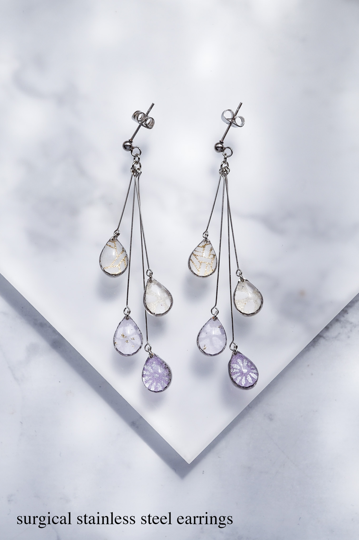 Shigure Earrings #4 - Aster
