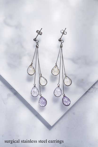 Shigure Earrings #4 - Aster