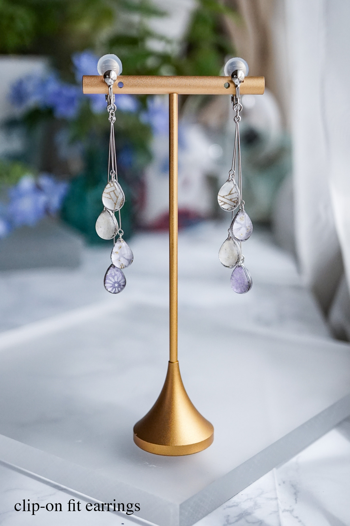 Shigure Earrings #4 - Aster