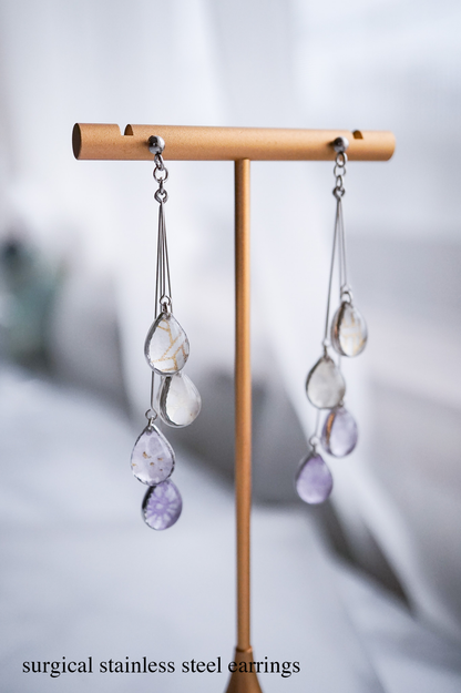 Shigure Earrings #4 - Aster