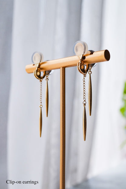 Icicle Earrings - Hana-Shippo (Black)