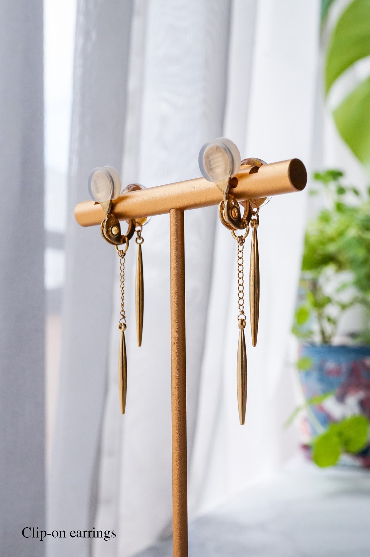 Icicle Earrings - Five-Line Grid