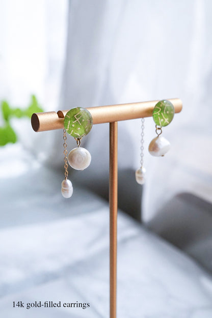 Little Spring Earrings - Pine Needles