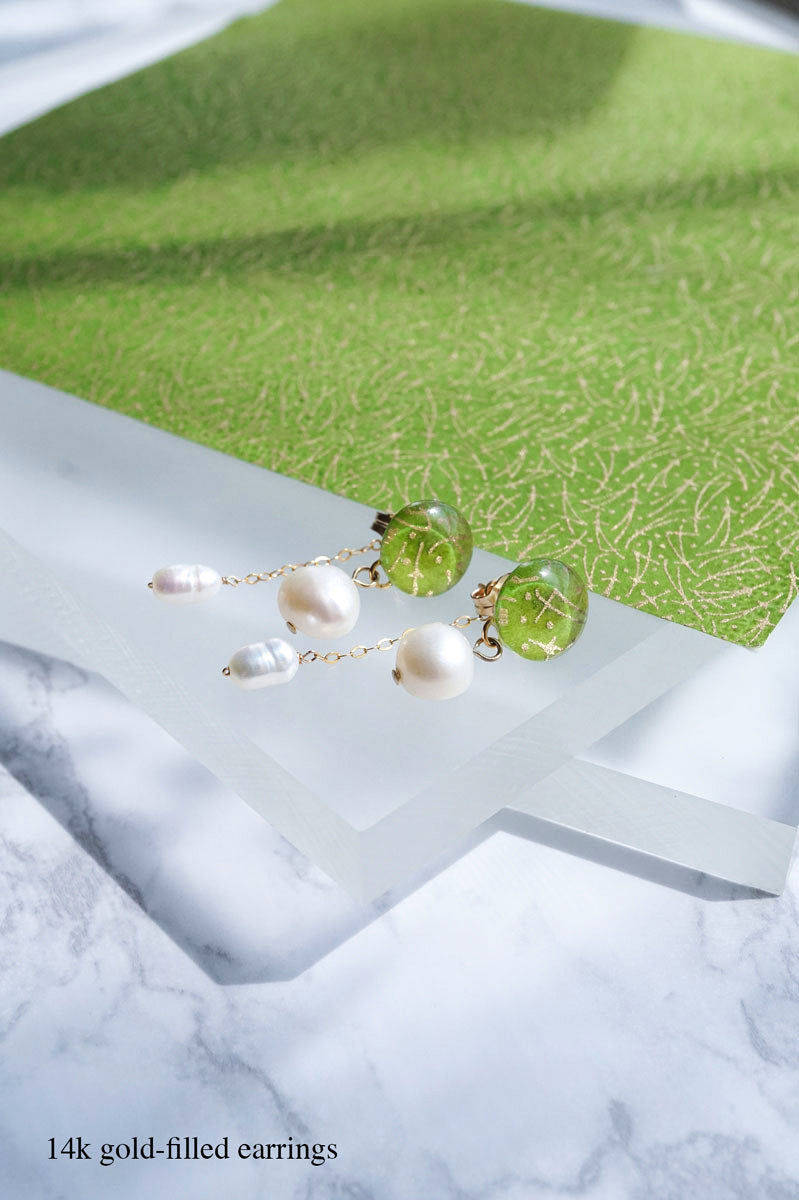 Little Spring Earrings - Pine Needles