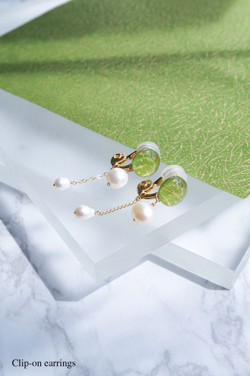 Little Spring Earrings - Pine Needles