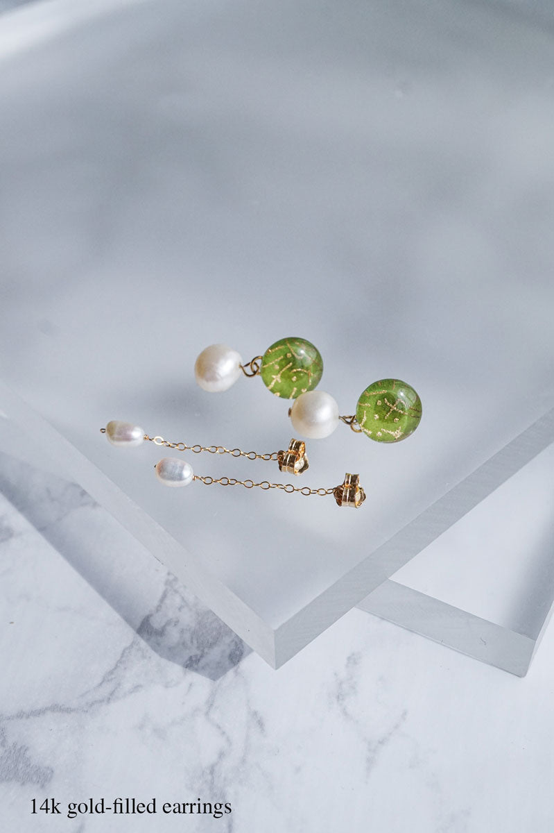 Little Spring Earrings - Pine Needles