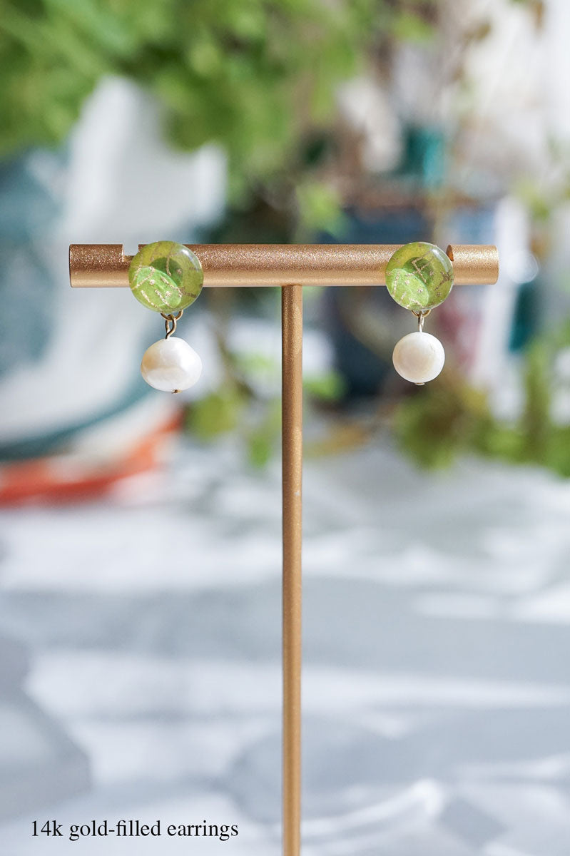 Little Spring Earrings - Pine Needles