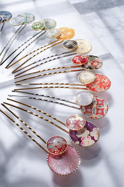 Moonflower Hairpin -Sakura (Pink)