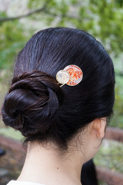 Moonflower Hairpin -Japanese Maple