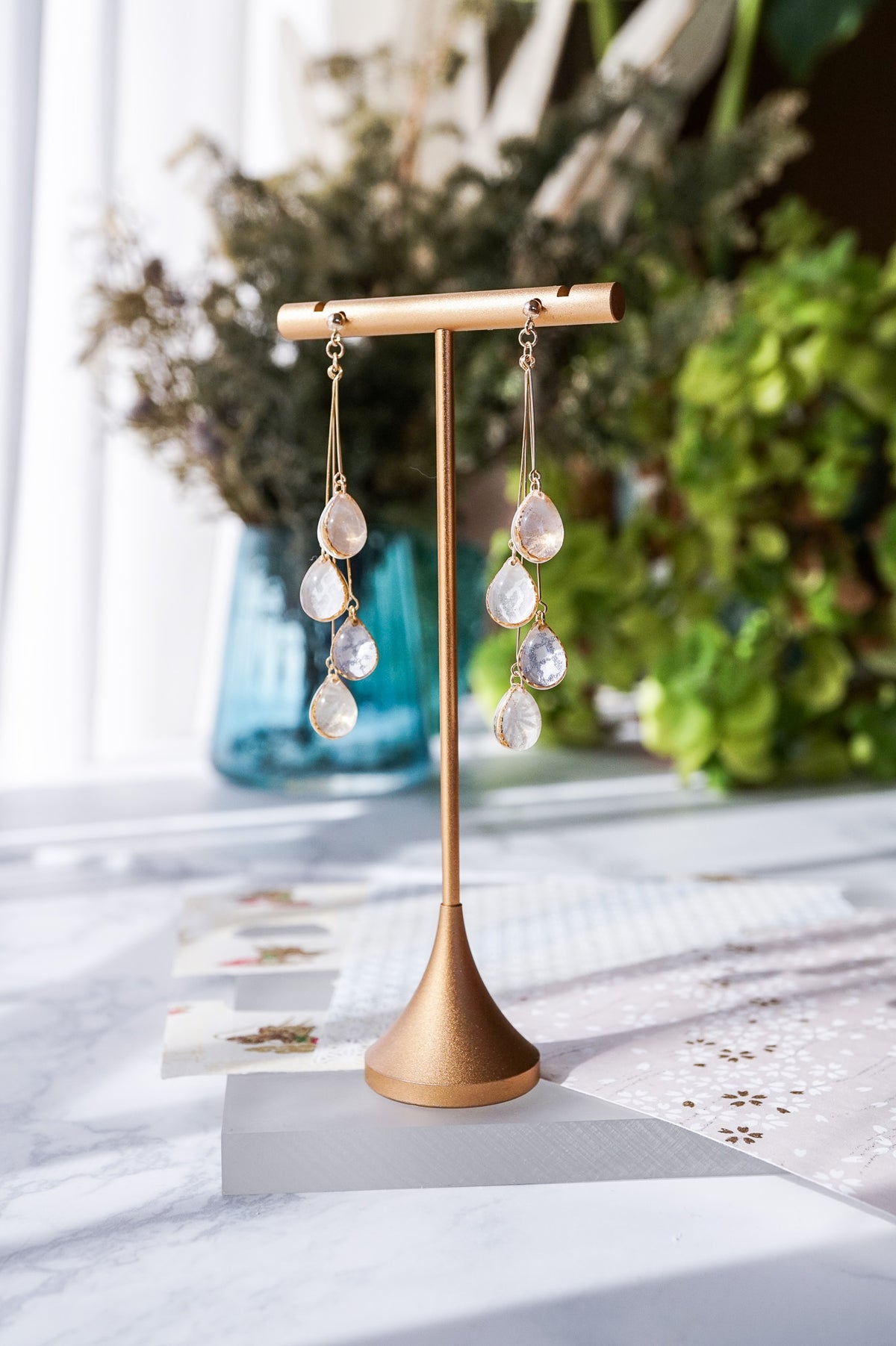 Shigure Earrings #4 - Lily of the Valley