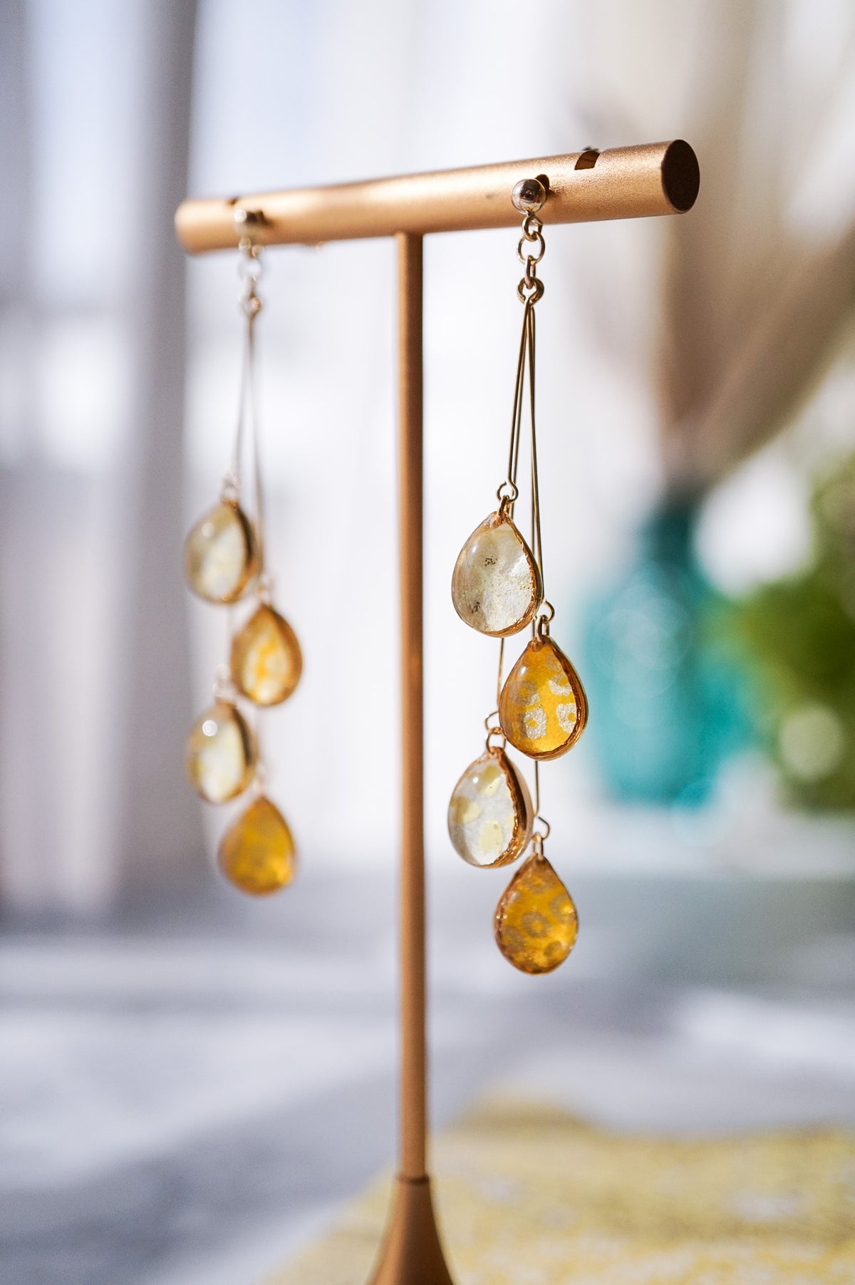 Shigure Earrings #4 - Mimosa