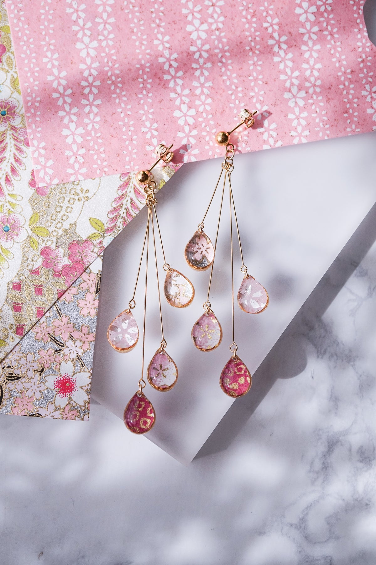Shigure Earrings #4 - Sakura