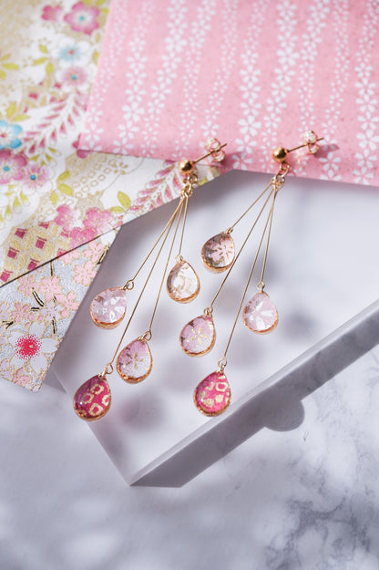 Shigure Earrings #4 - Sakura