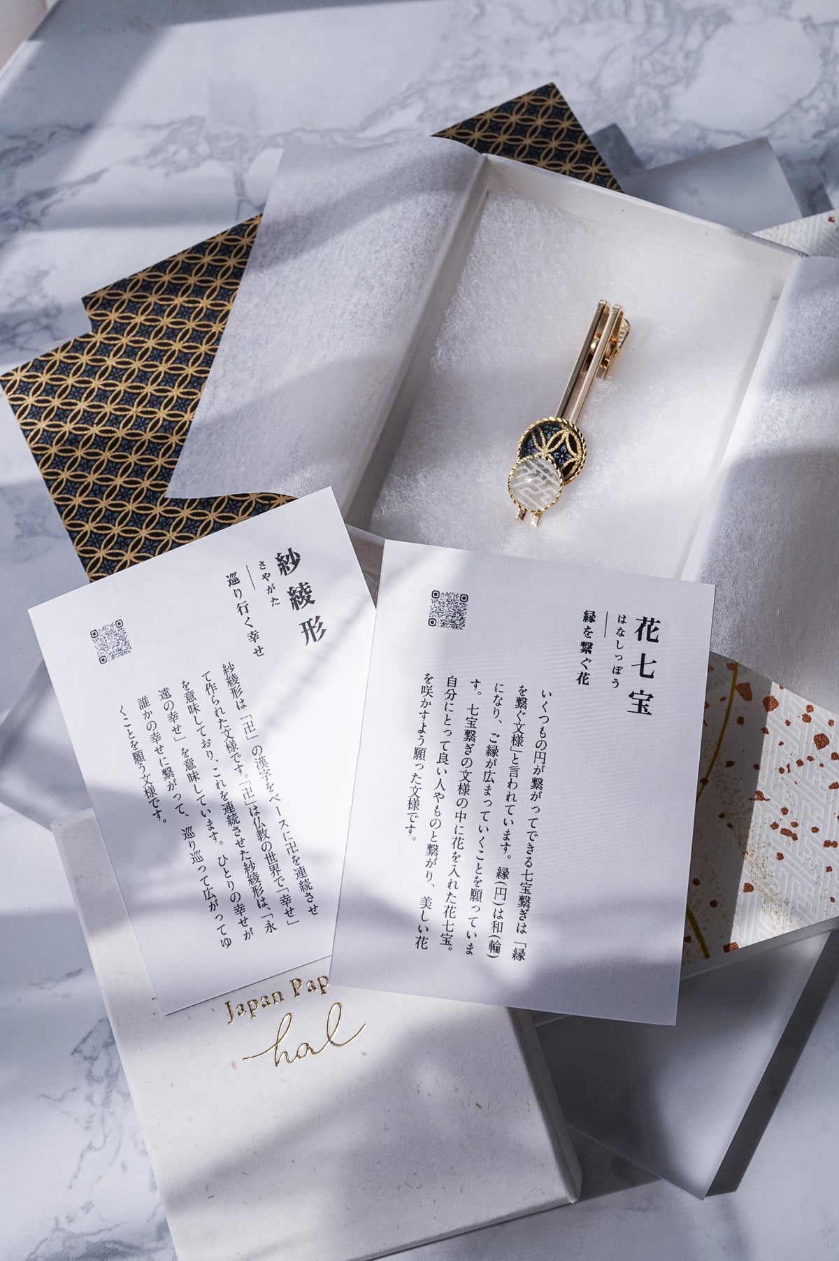 Tie Clip - Flower Shippo