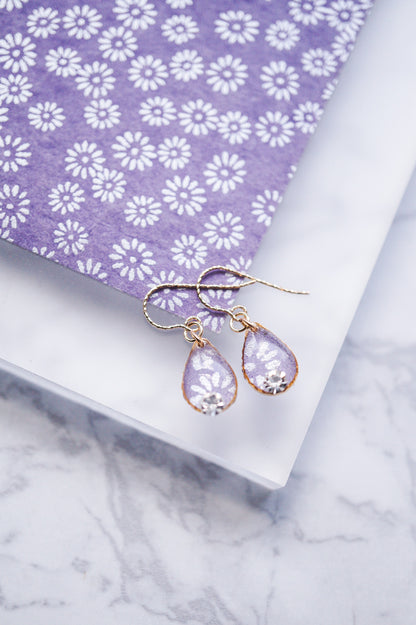 Morning Dew Earrings - Aster