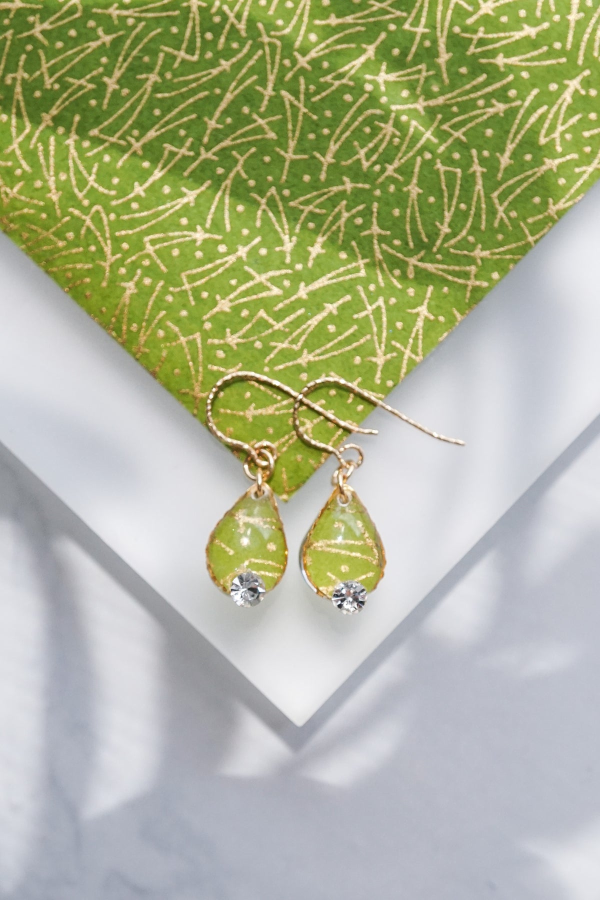 Morning Dew Earrings - Pine Needles