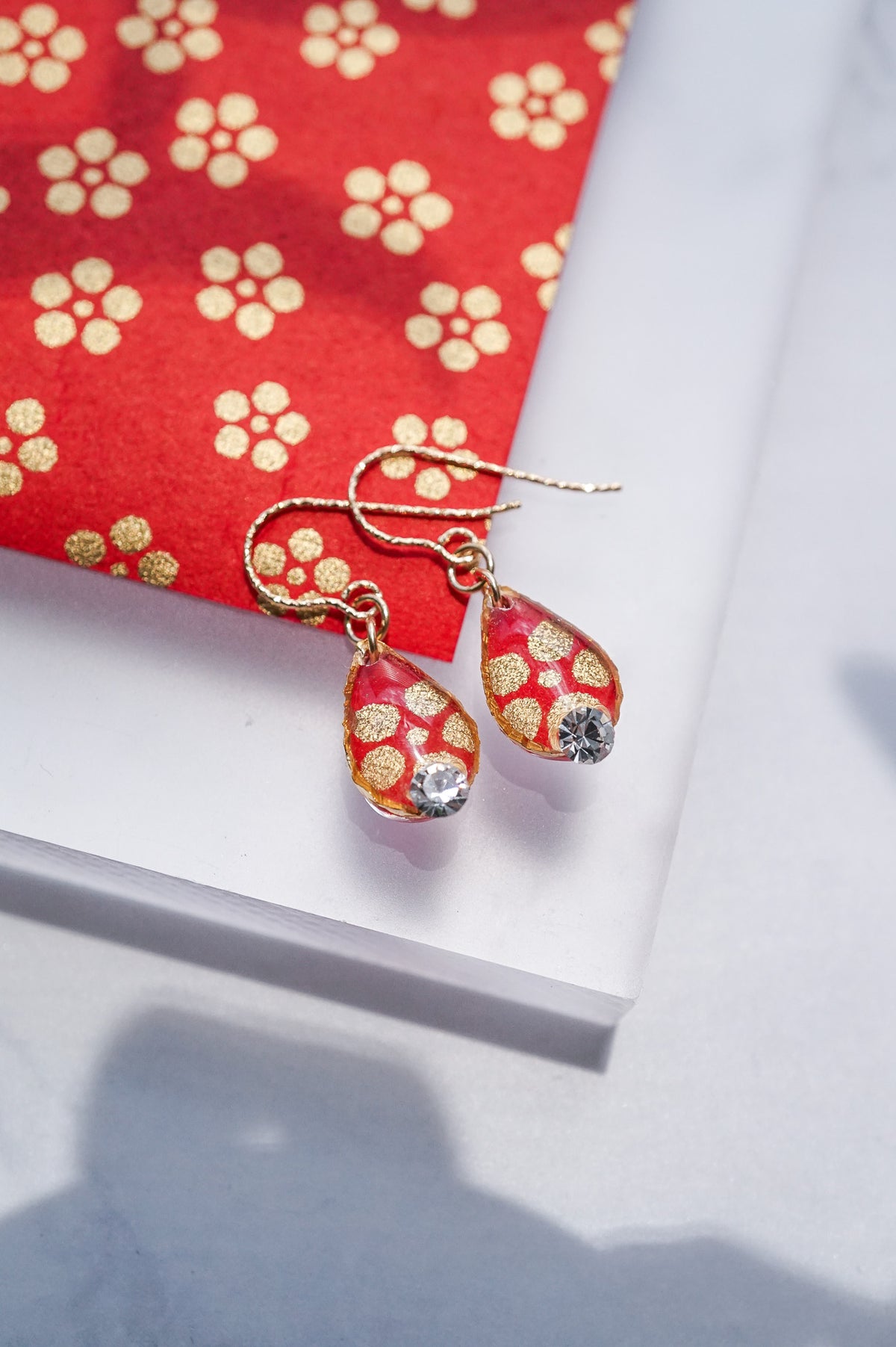 Morning Dew Earrings - Star Plum Blossom