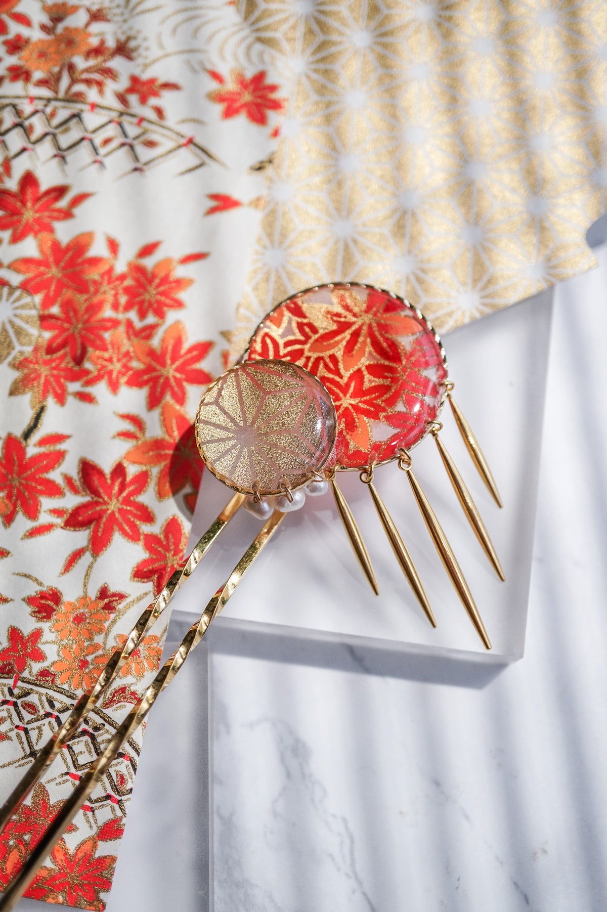 Starry Night Hairpin - Momiji