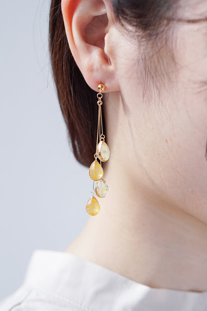 Shigure Earrings #4 - Mimosa