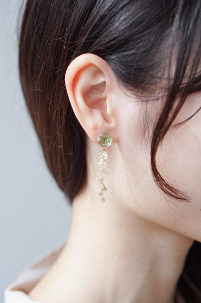 Little Snow Earrings - Plum Blossom (Green)