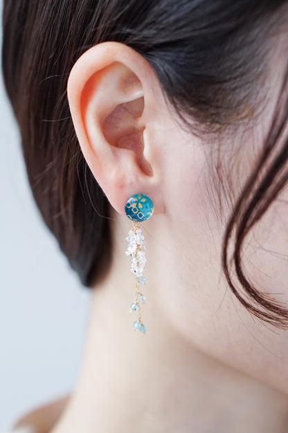 Little Snow Earrings - Kanoko (Turquoise)