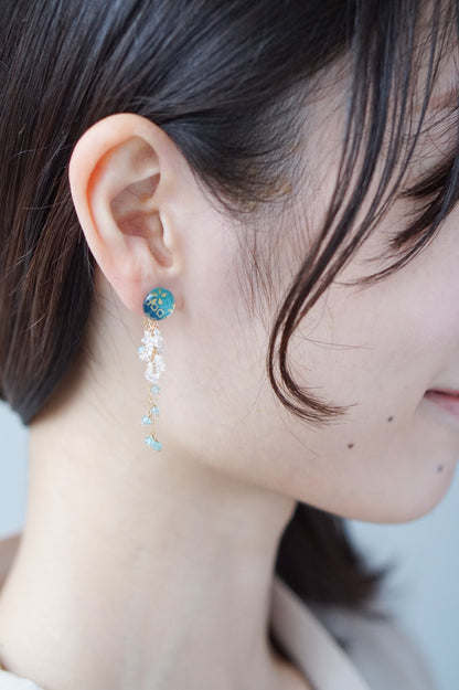 Little Snow Earrings - Kanoko (Turquoise)