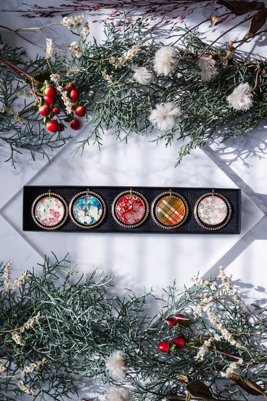 クリスマスオーナメント　＜花＞