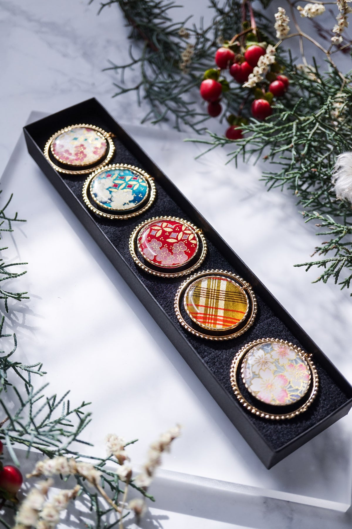クリスマスオーナメント　＜花＞