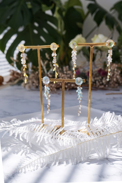Little Snow Earrings - Tiny Sakura (Yellow)