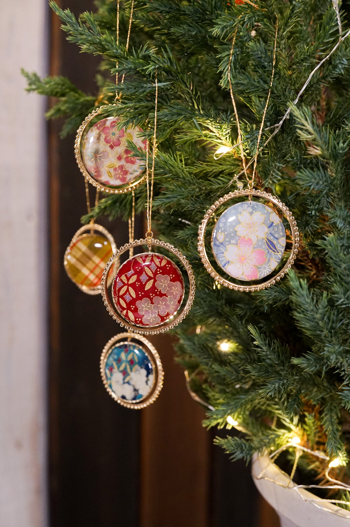 クリスマスオーナメント　＜花＞