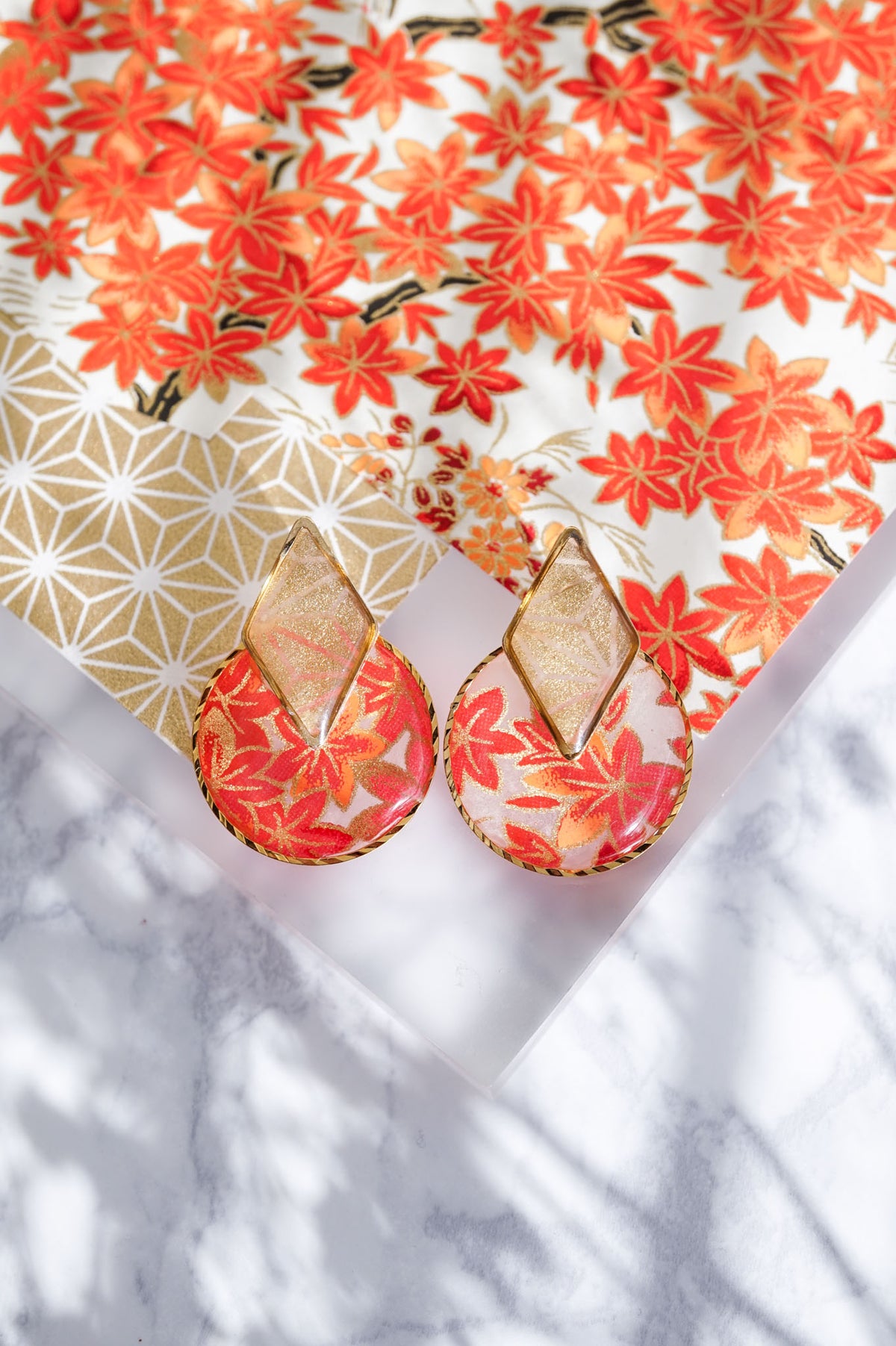 Kumi earrings - Momiji -