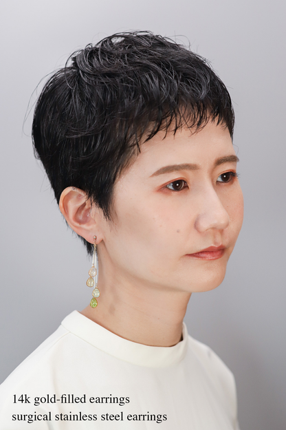 Shigure Earrings #4 - Pine needles