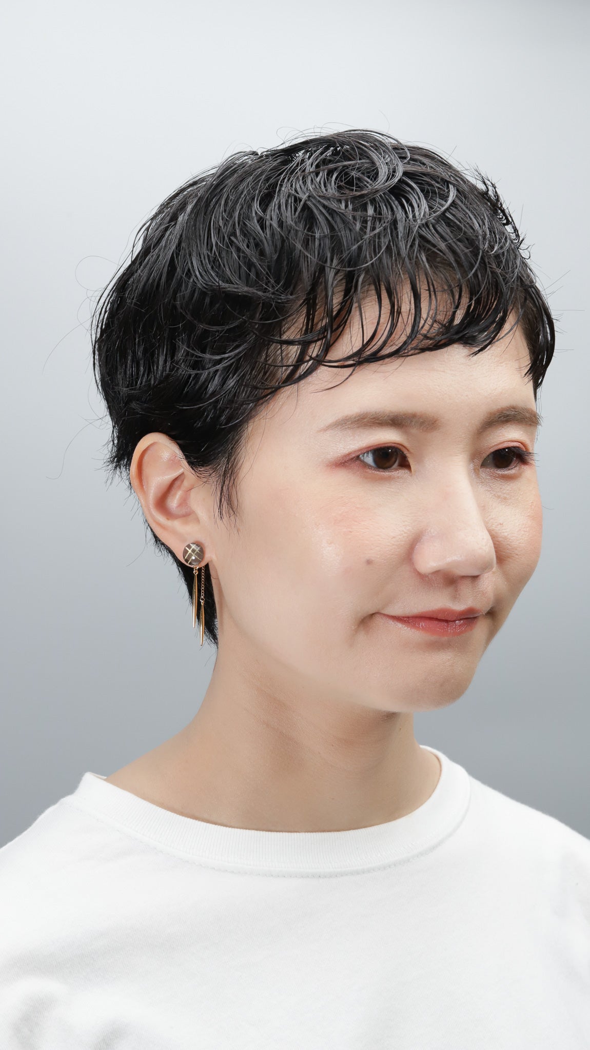 Icicle Earrings - Double Line Grid
