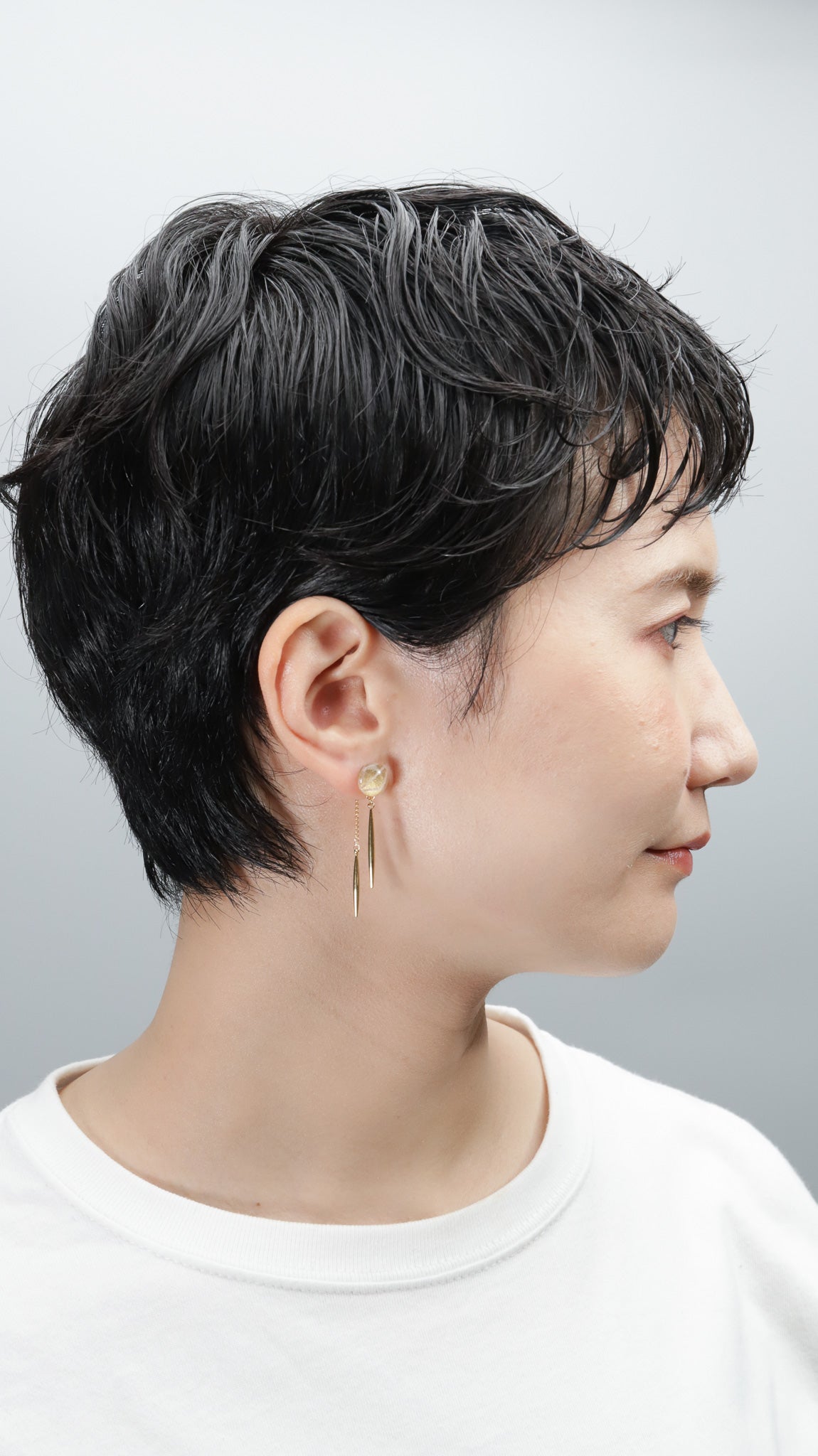 Icicle Earrings - Hemp Leaf (Gold)