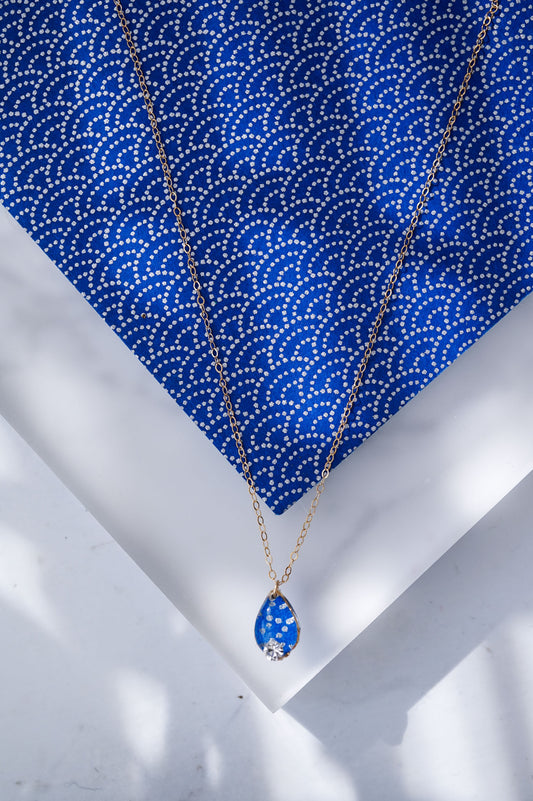 Morning Dew Necklace - Seigaiha